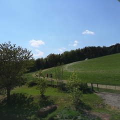 Ausblick vom Wiesenhof in die Natur
