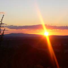 Erleben Sie den schönsten Sonnenaufgang von der Panorama Terrasse