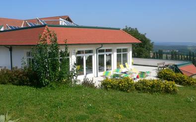 Panorama Terrasse des Wohlfühl Hotel Wiesenhof ***